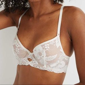 Aerie Real Power Plunge Push Up Bra